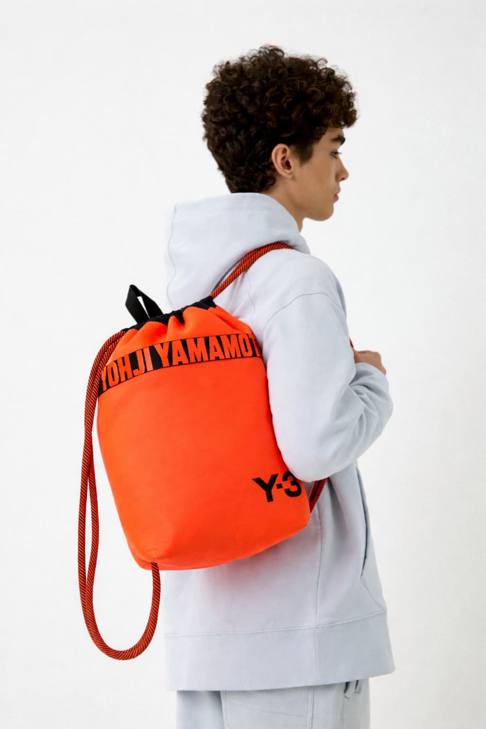 Y-3 요지 야마모토 더플백 짐색 오렌지 백팩 상품이미지1