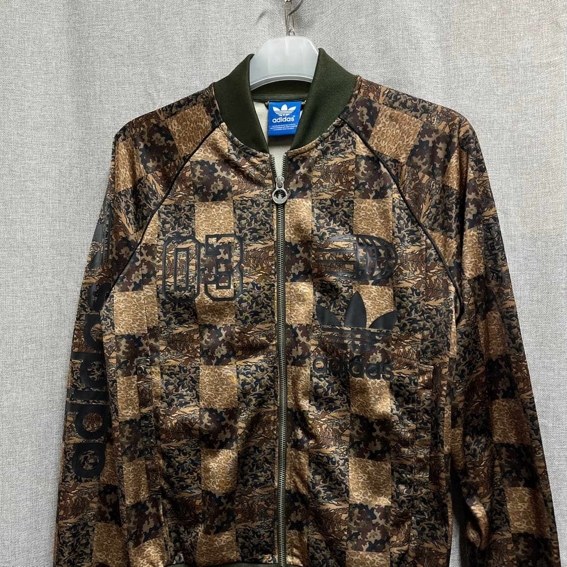 [L] ADIDAS 아디다스 슈퍼스타 체커 카모 져지 상품이미지3
