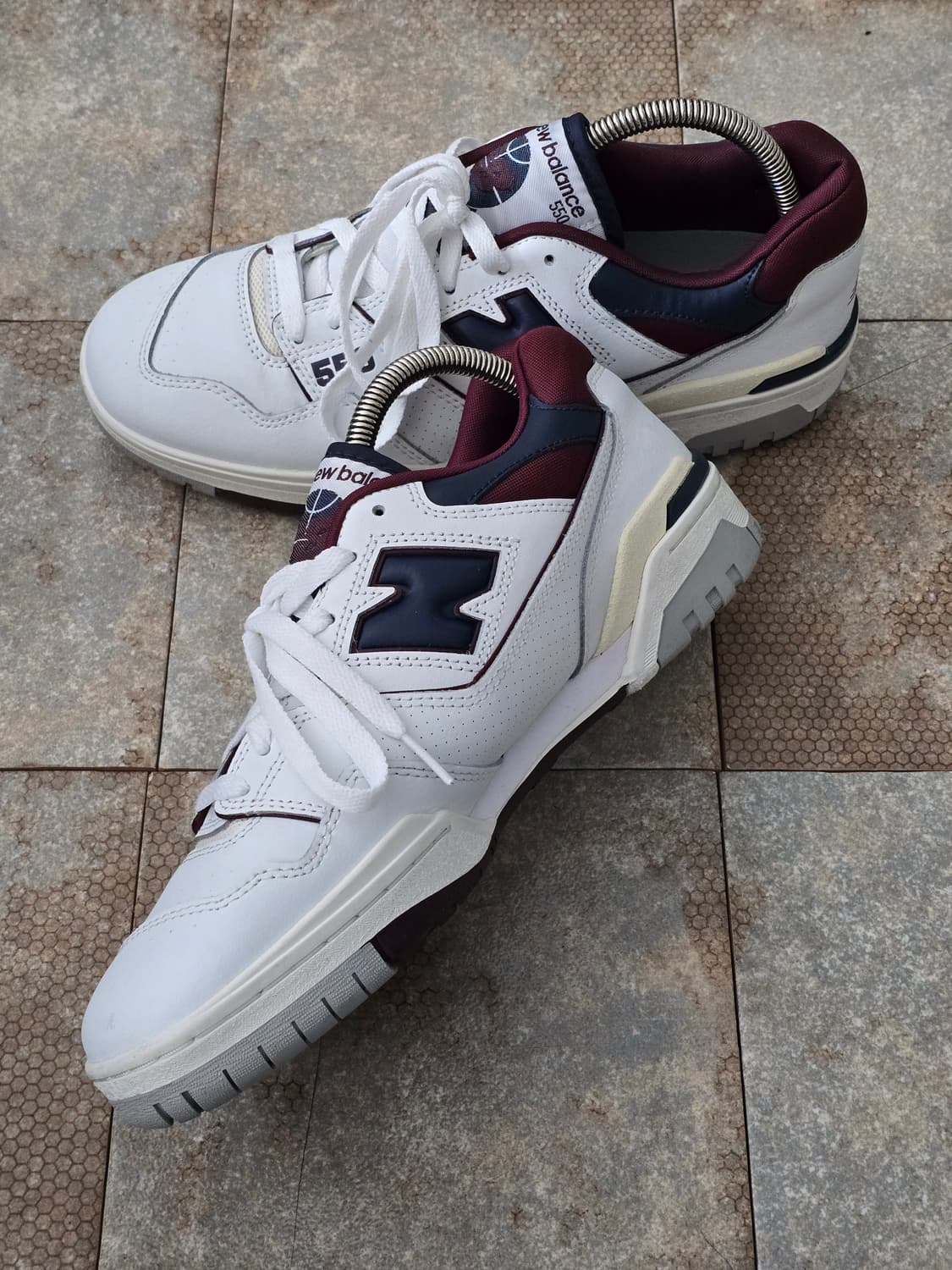 (275)뉴발란스 550 화이트 네이비 상품이미지6