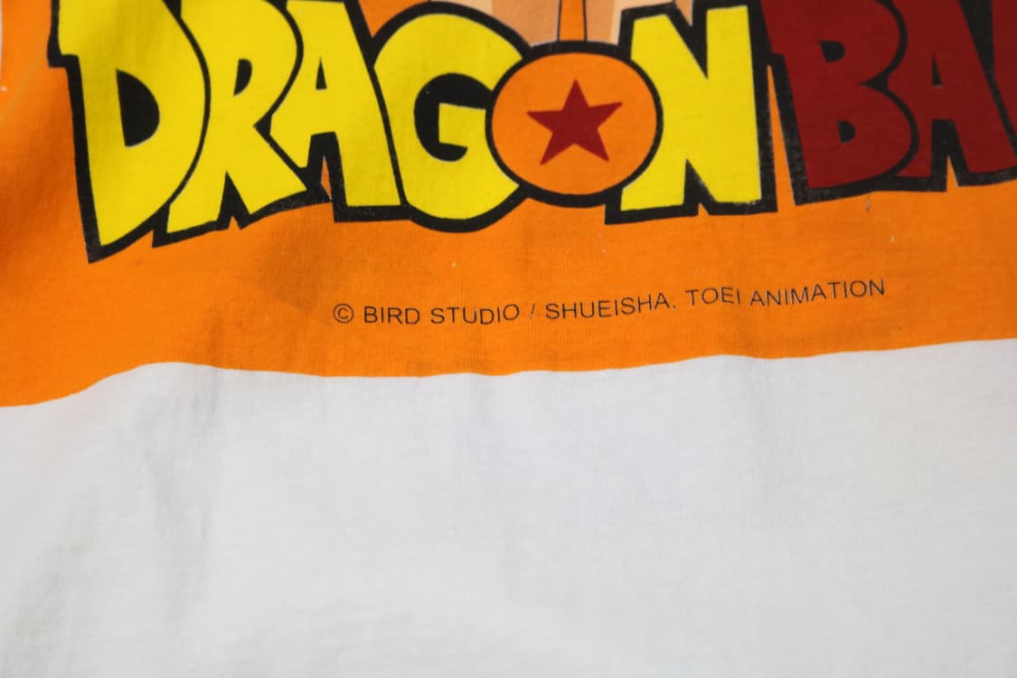 헤인즈 90s USA 메이드 드래곤볼 부르마 그래픽 반팔티셔츠 (XL) 상품이미지5