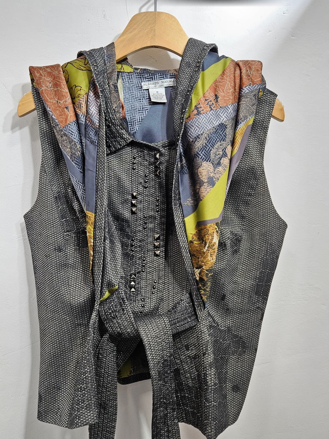 알베르토 마칼리(Alberto Makali) 디자이너 망토 자켓 상품이미지8