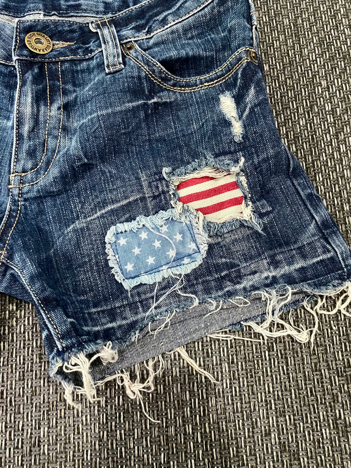 2000s Y2K Kitsch Star&Usa Detail Pants 상품이미지3