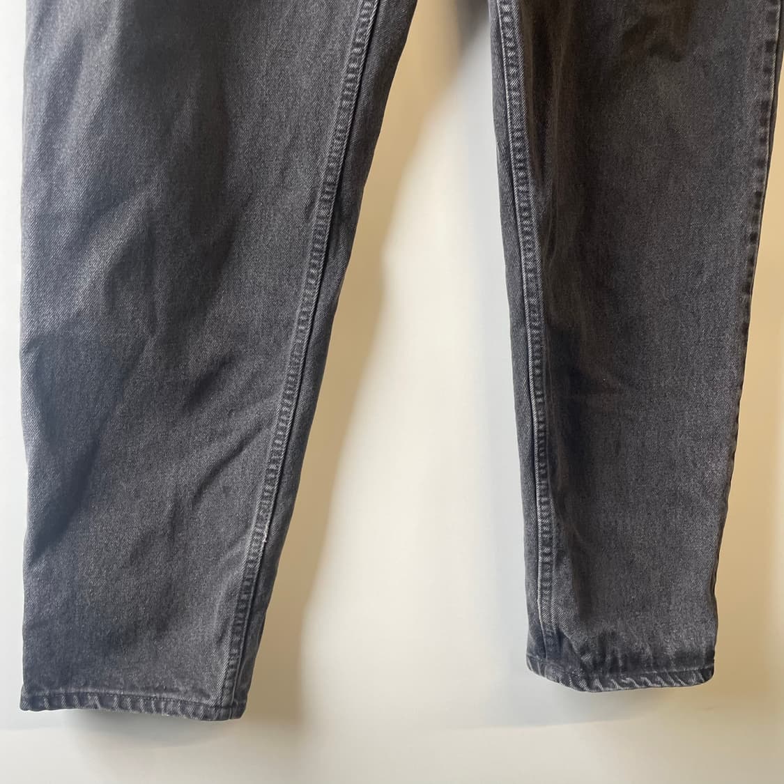 90s 리바이스550 흑청데님팬츠 USA 상품이미지4