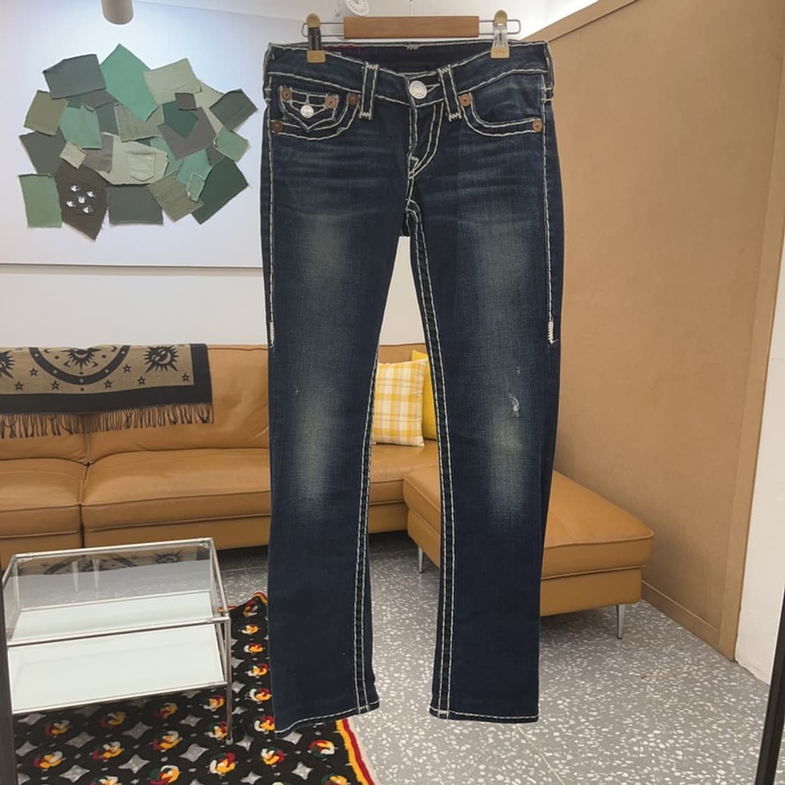 트루릴리전 빌리슈퍼티 Y2K 00's 데님팬츠 24인치 C08148 상품이미지3