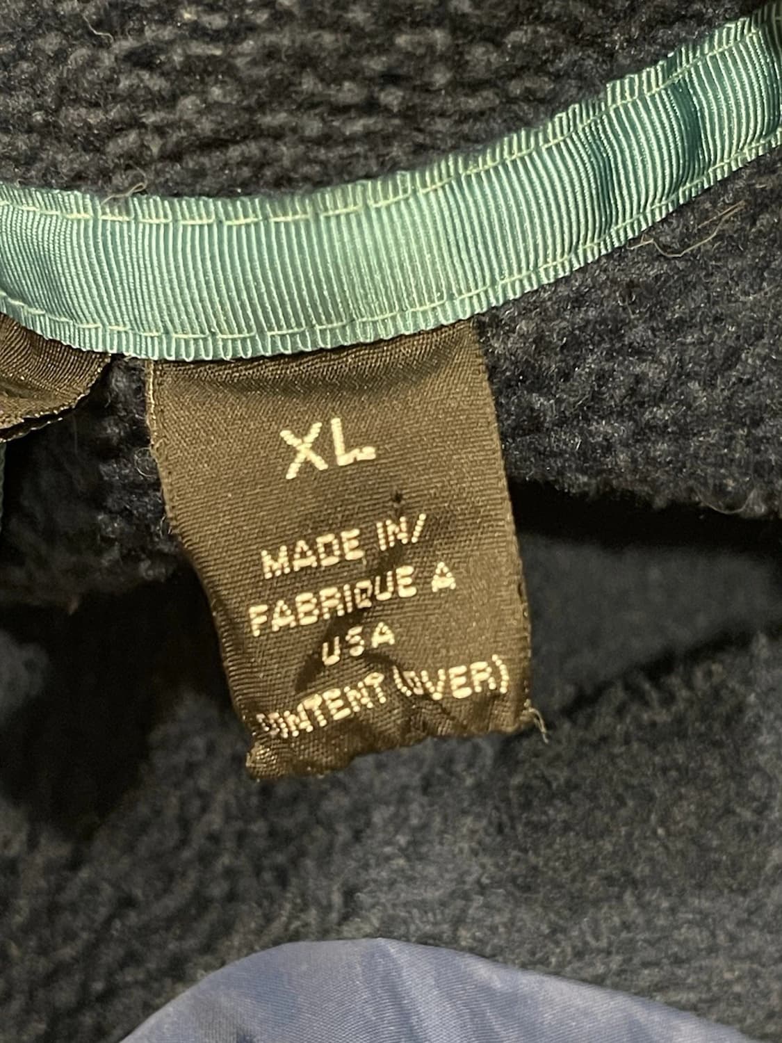 90s USA 파타고니아 신칠라 스냅-T 네이비/블루 상품이미지4