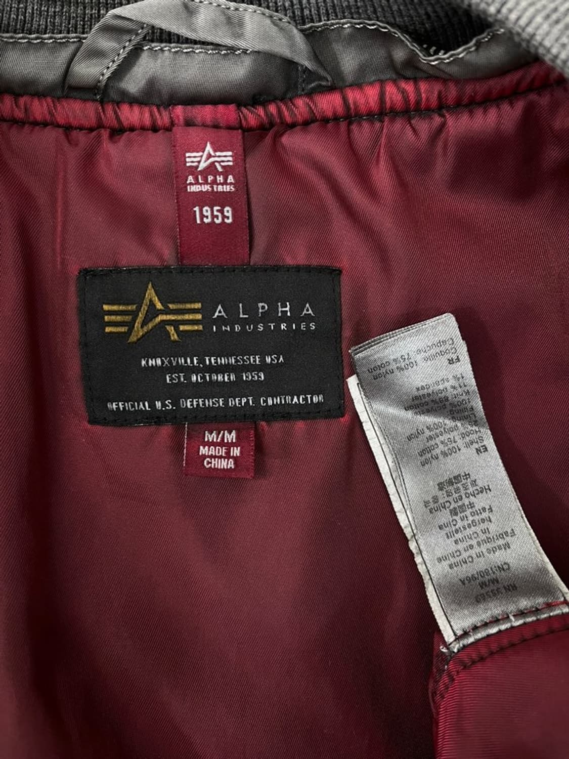 알파인더스트리 MA-1 항공 점퍼/#3486 상품이미지6