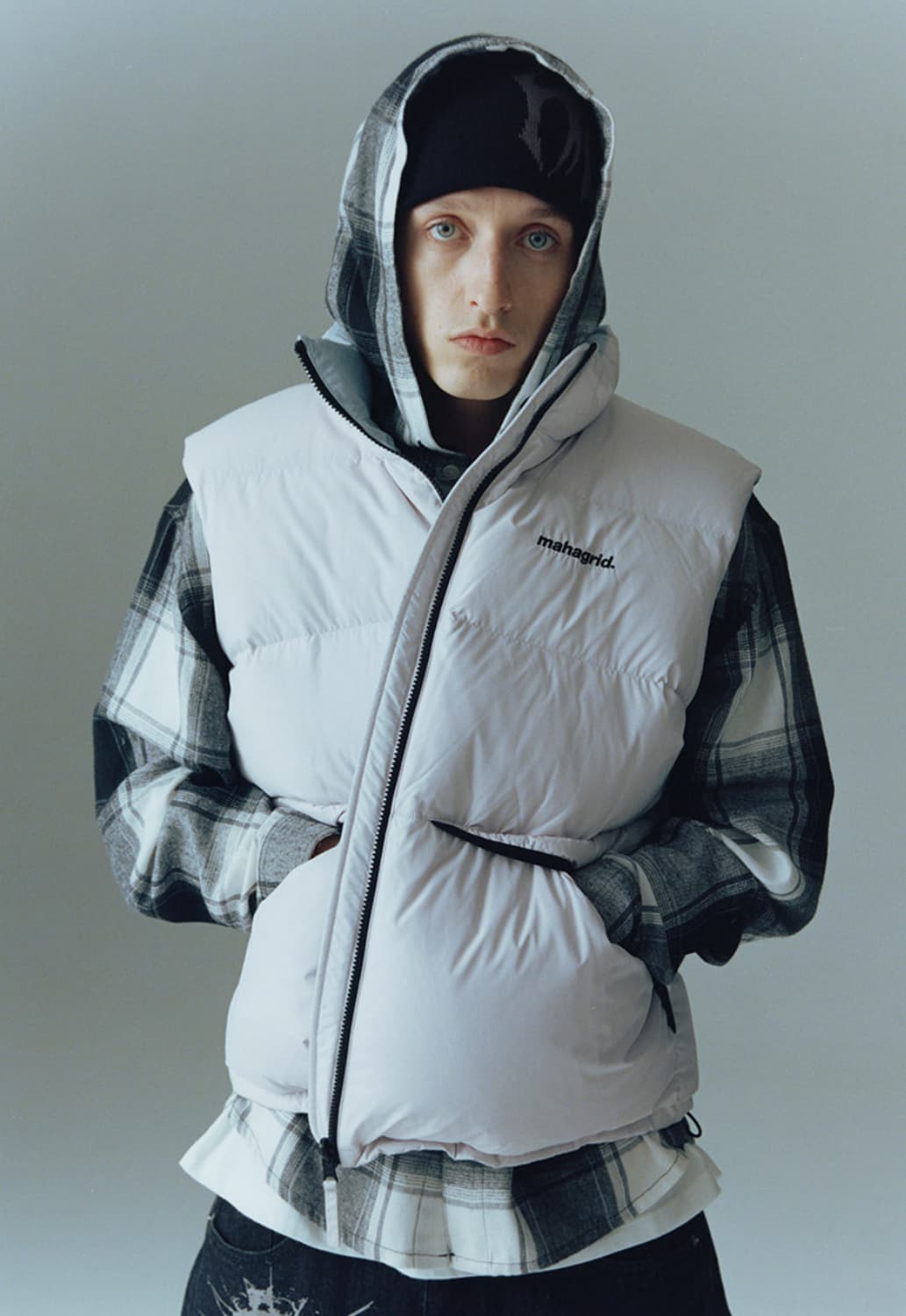 마하그리드 리버시블 다운 패딩 조끼 상품이미지2