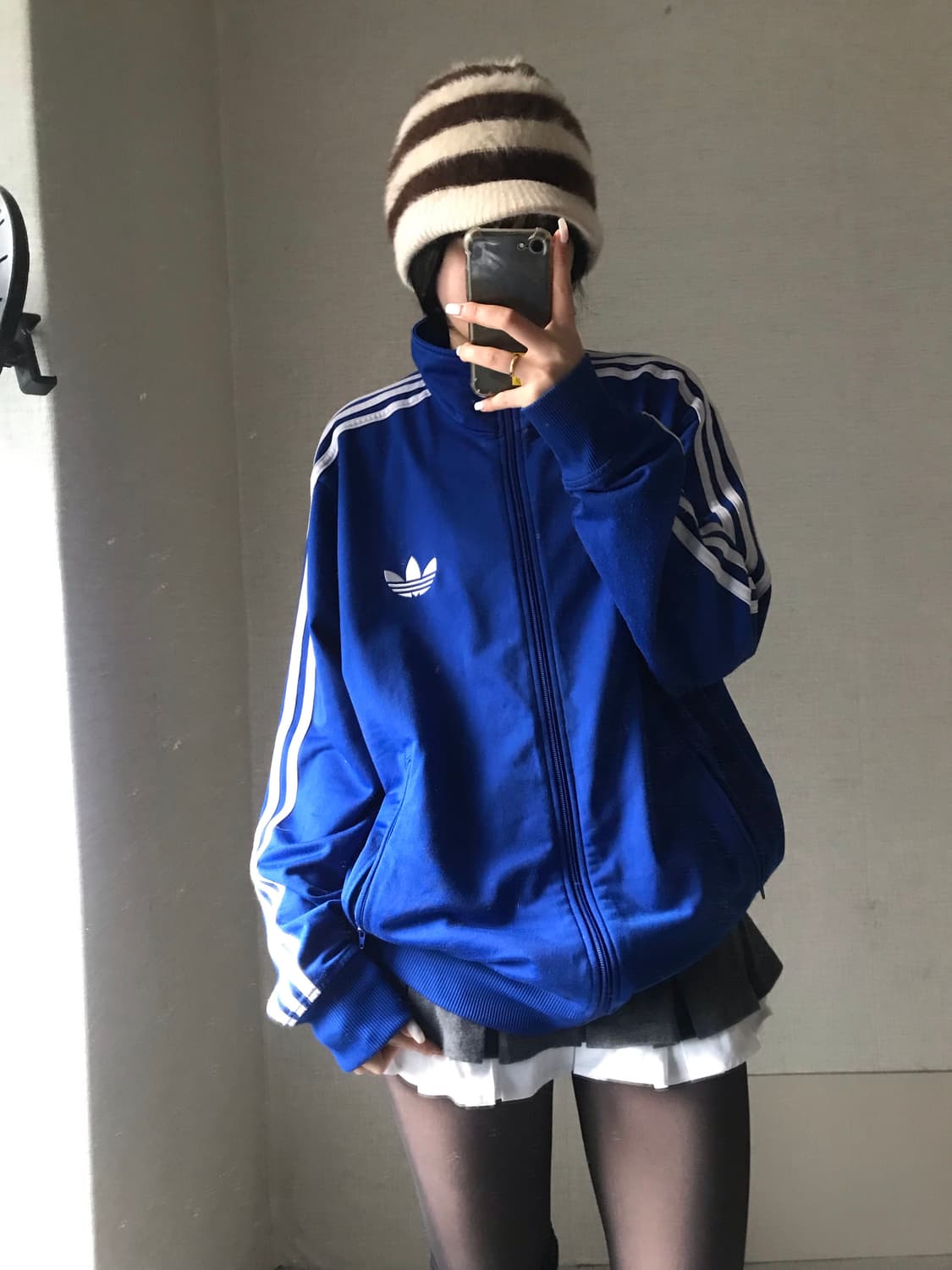 아디다스 오버핏 블루 구파이어버드 져지 상품이미지2