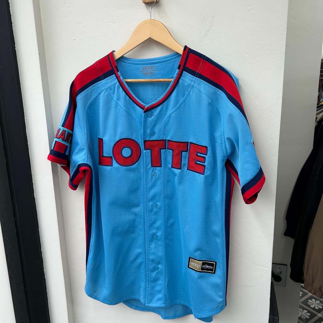 강민호 롯데 자이언츠 스머프 유니폼  상품이미지3