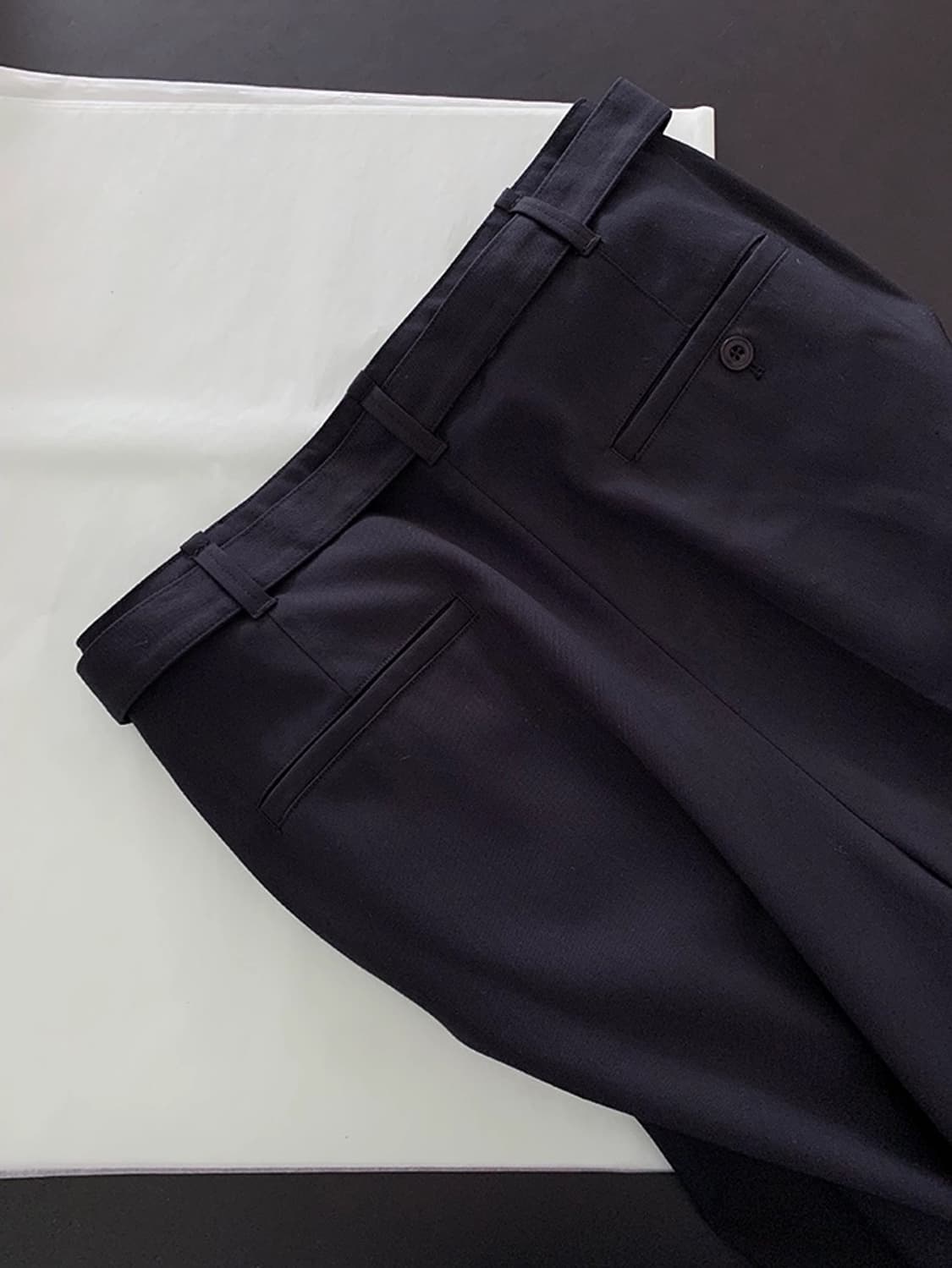 "Lemaire" two-tuck wide Slacks 상품이미지9