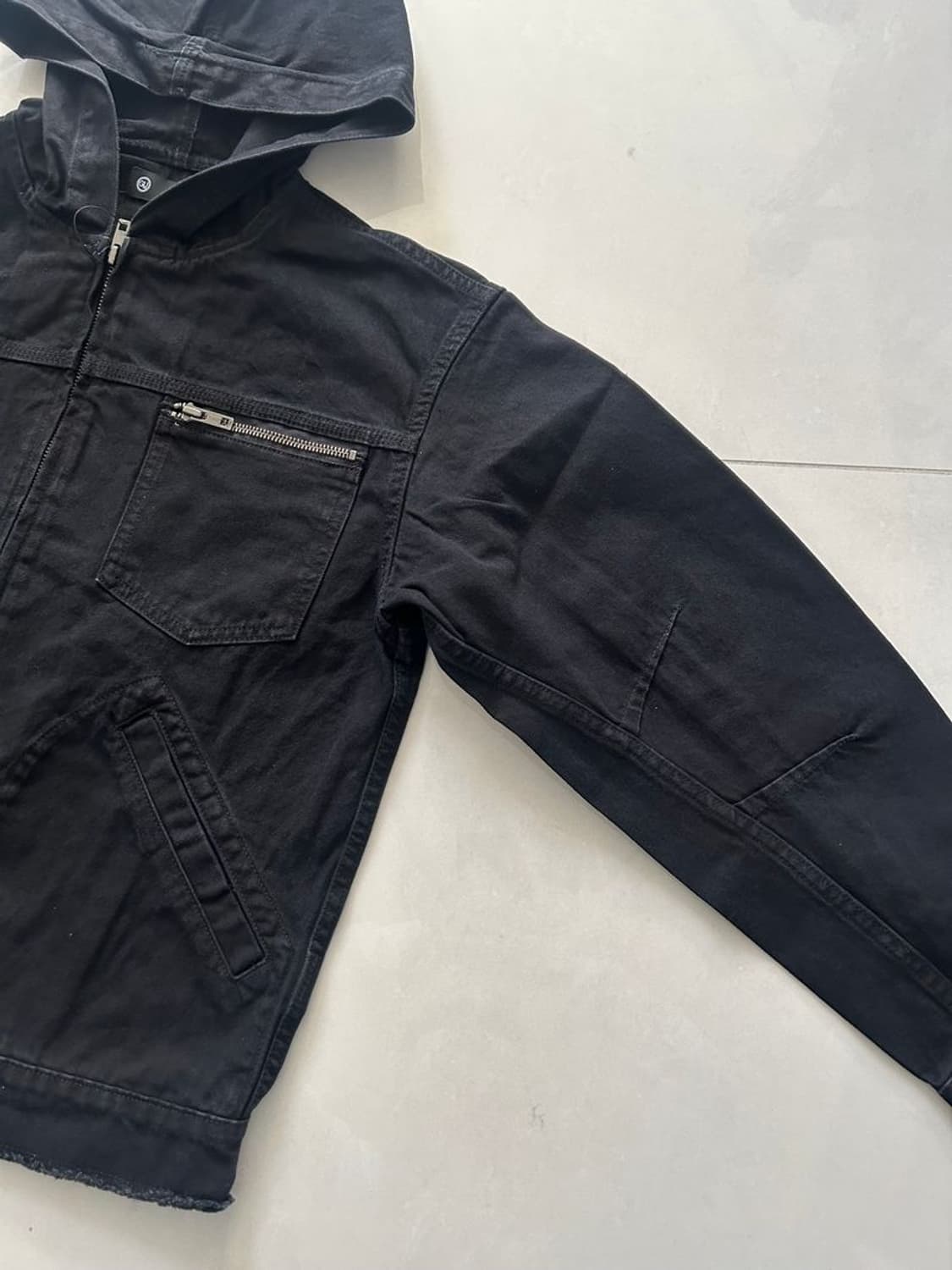 DENIM ZIPUP HOODIE 데님 지퍼 후드티 상품이미지6