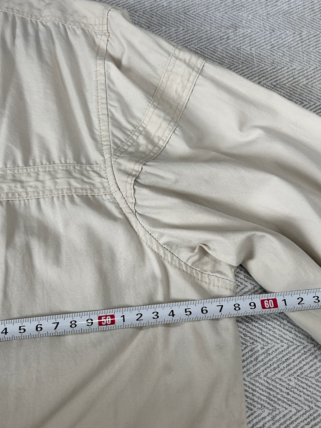 Lee 리 베이지 여유핏 셔츠 남방 100 vintage 상품이미지9