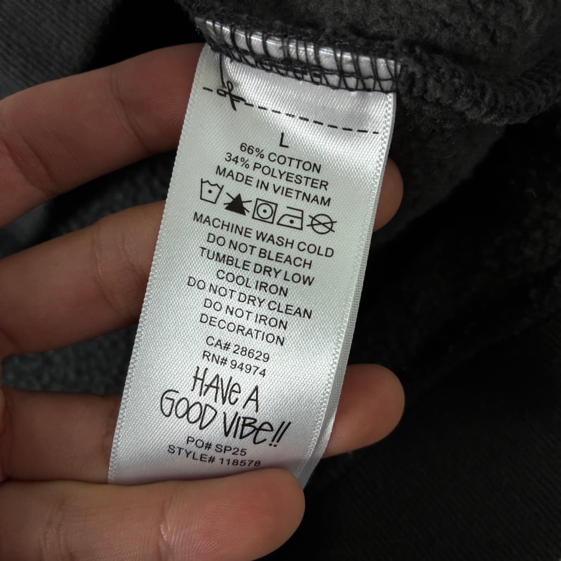 Stussy  스투시 스투 아플리케 블랙 후드티  상품이미지5