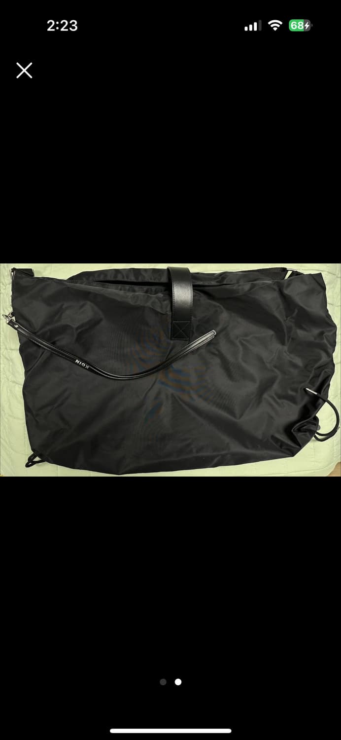 밈더워드로브 더블 스트링 빅 메신저백 상품이미지2