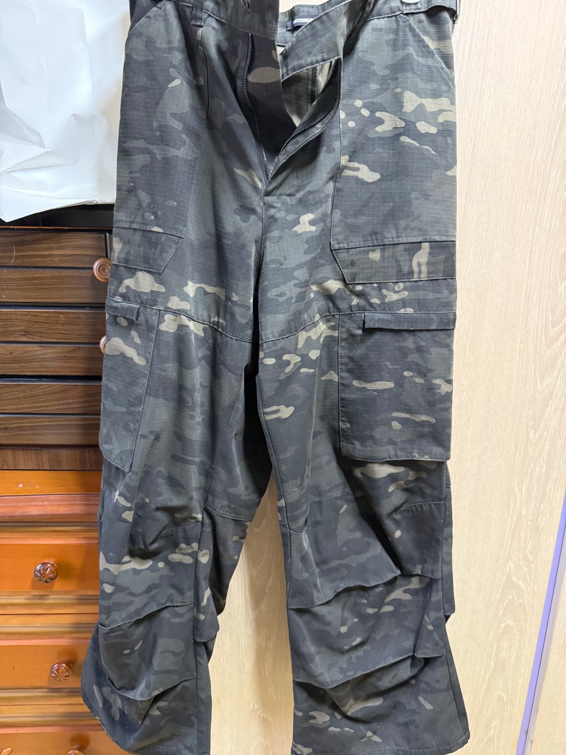 해칭룸 퍼티그오버팬츠 립스탑카모 4 상품이미지3