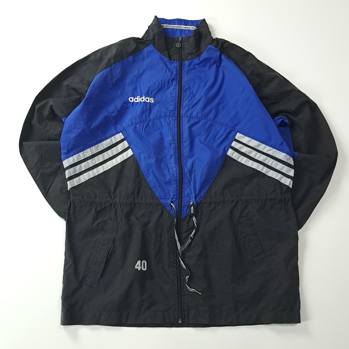 CK511 L 아디다스 90s 오리지널 블루 바람막이 자켓 상품이미지1