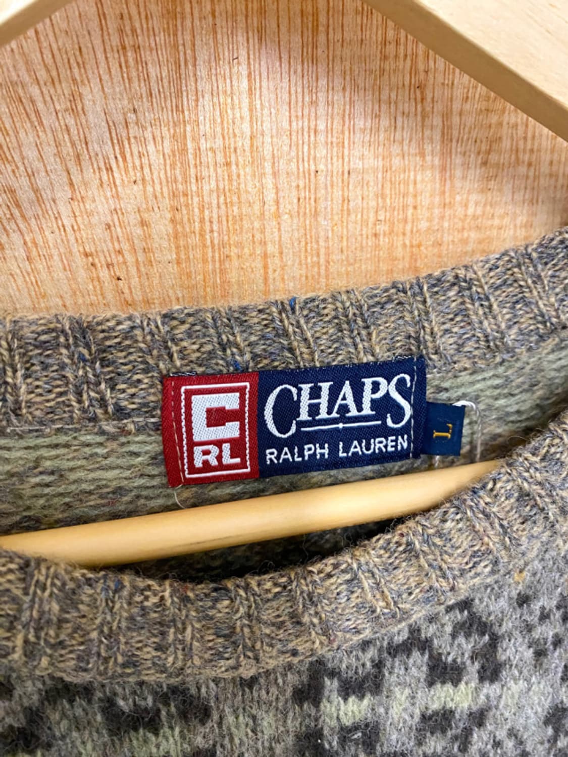 CHAPS ralph lauren fair isle knit 페어아일 상품이미지6
