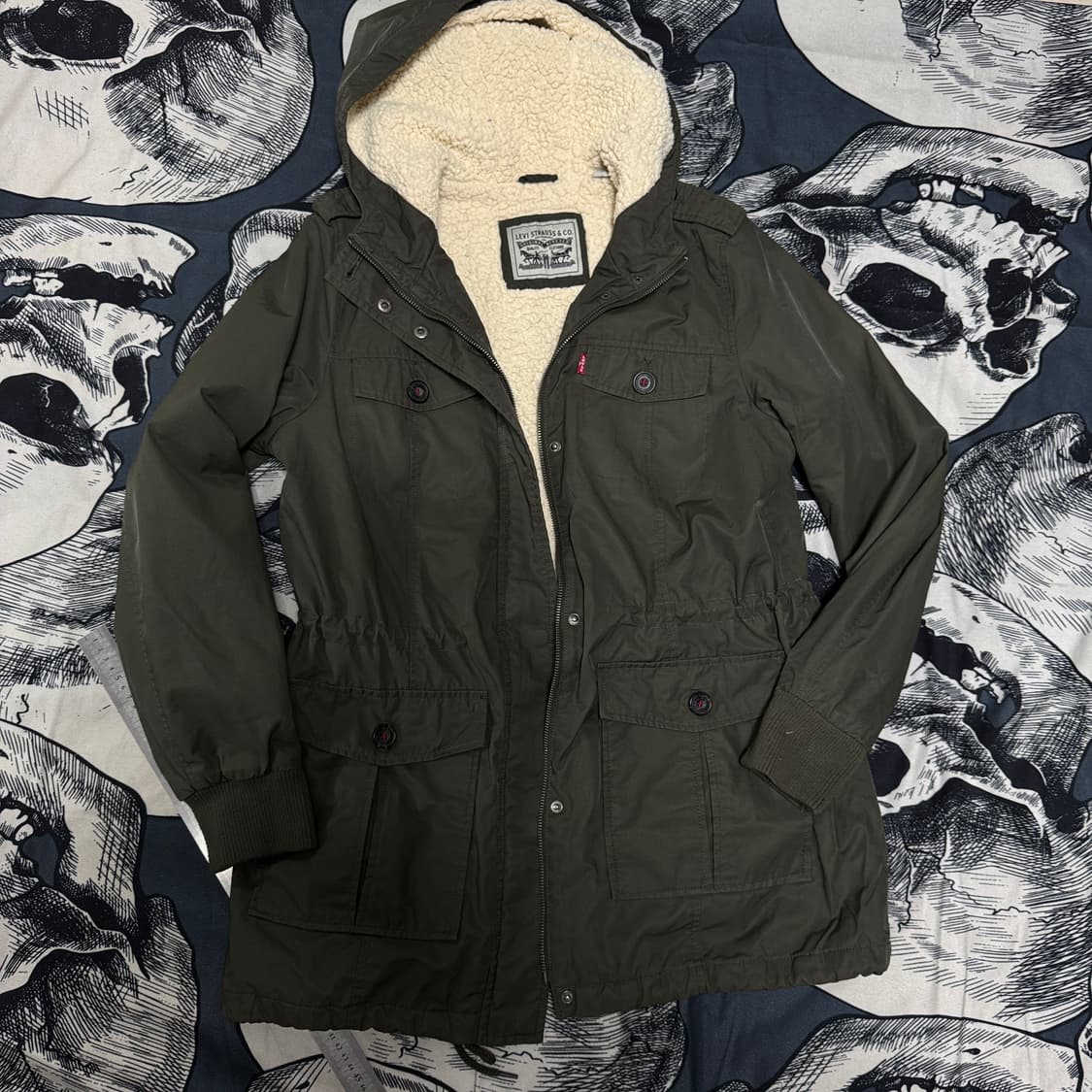 Y2K 00s 리바이스 쉐르파 야상  여성 L사이즈 상품이미지2