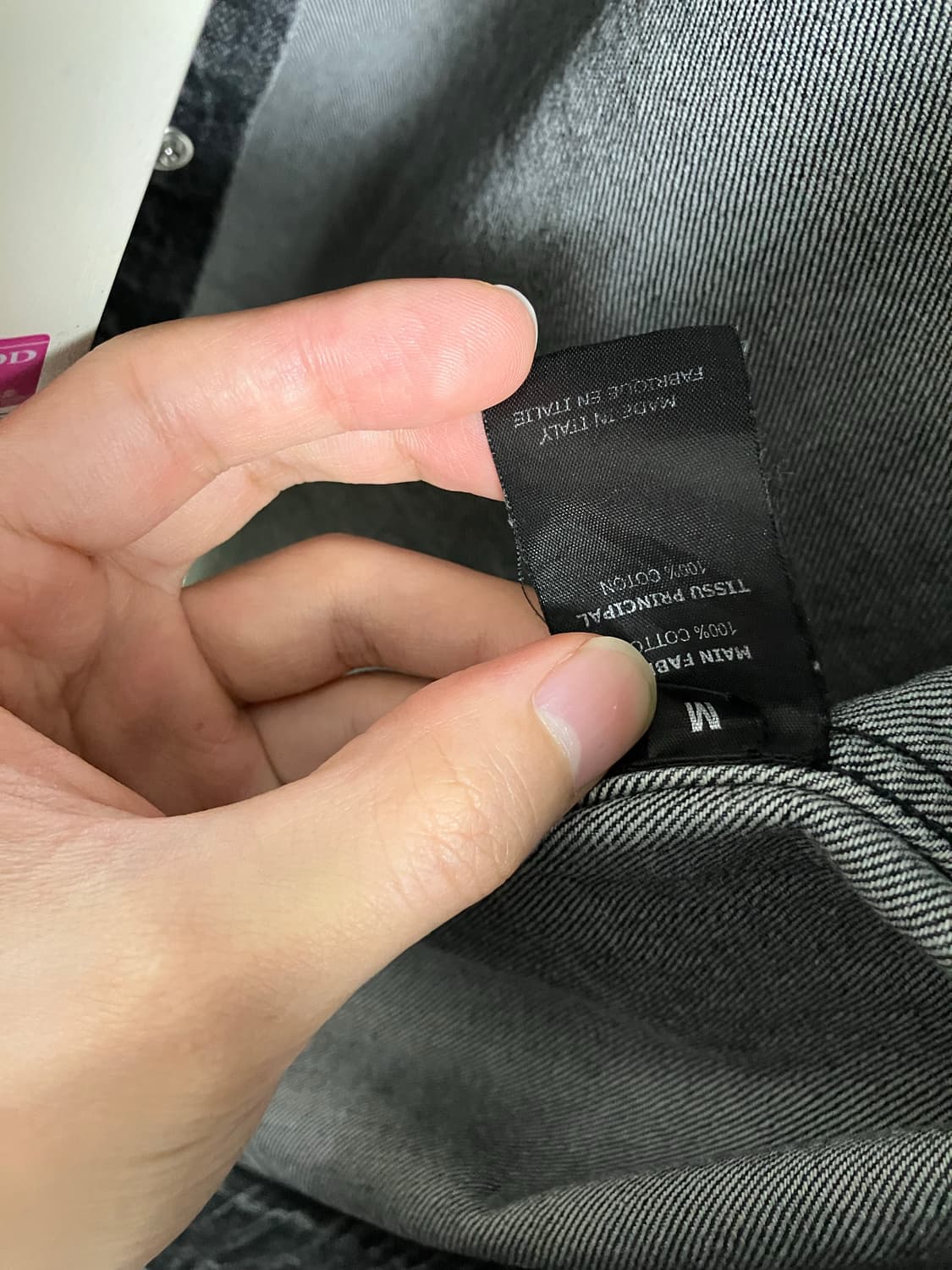 VETEMENTS 20FW 백 로고 레터링 데님 셔츠 (UAH21SH04 상품이미지6