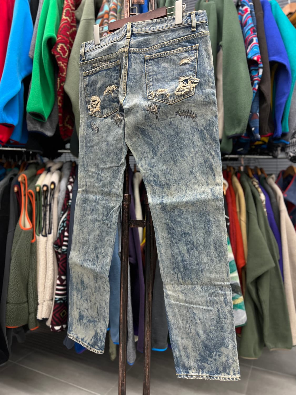 디테일 스티치 커스텀진  상품이미지3