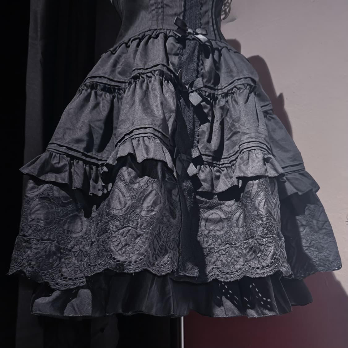 바디라인 고스로리 프릴리본 스커트 상품이미지1