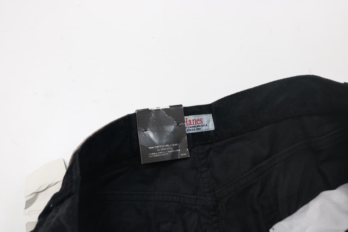 Hanes 헤인즈 빈티지 블랙 코듀로이 팬츠 (32) 상품이미지6