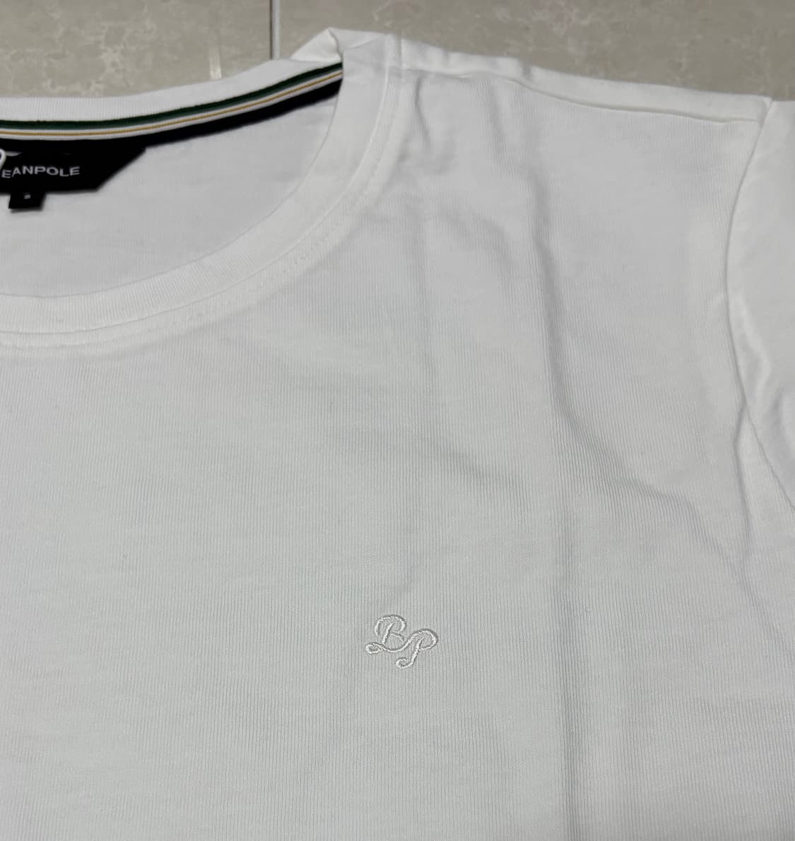 빈폴 레이디스 화이트 반팔 새상품 상품이미지3