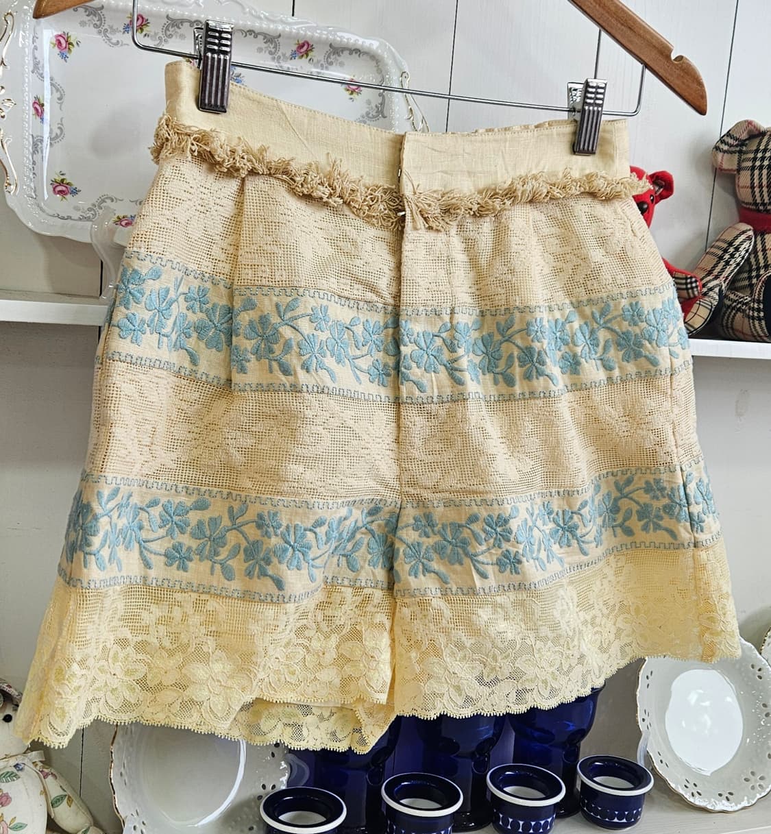 레이스 자수 쇼츠 상품이미지2