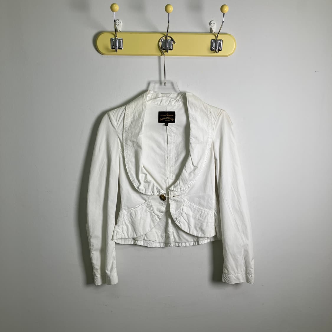 비비안웨스트우드 화이트 크롭 셔츠 자켓 38 상품이미지1