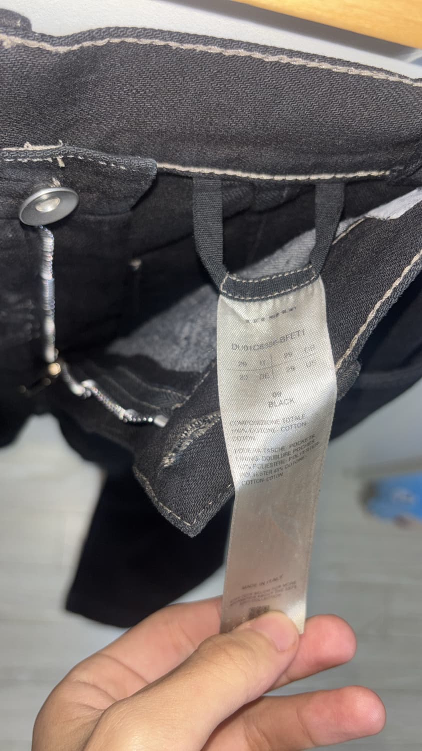 릭오웬스 펜타그램 게스컷 왁스코팅 다크쉐도우 데님팬츠 29사이즈 상품이미지4