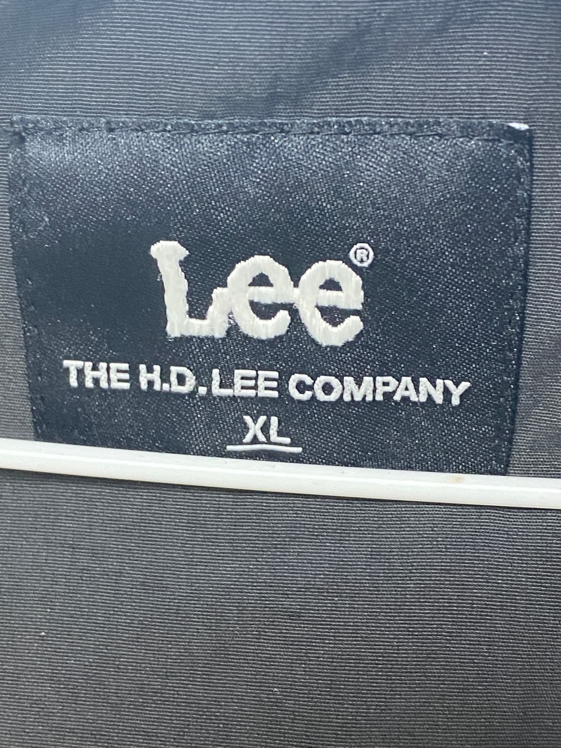 (S급/실측포함) Lee 나일론 후드 윈드브레이커 블랙 XL 상품이미지8