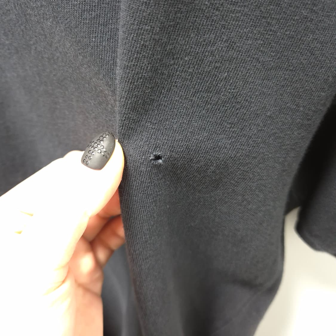 스투시 X 아워레가시 배지 피그먼트 다이드 티 블랙 티셔츠 XL 상품이미지6