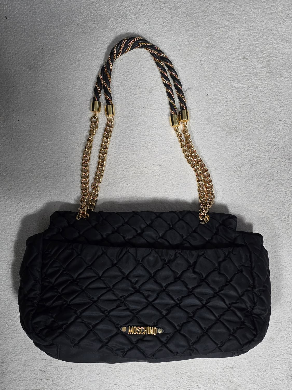 Moschino 모스키노 퀄팅 골드체인 숄더백 상품이미지5