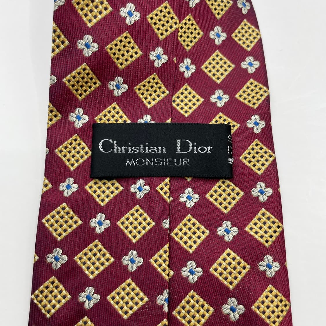 52) (Christian DIOR) 크리스찬 디올 패턴 넥타이 상품이미지5