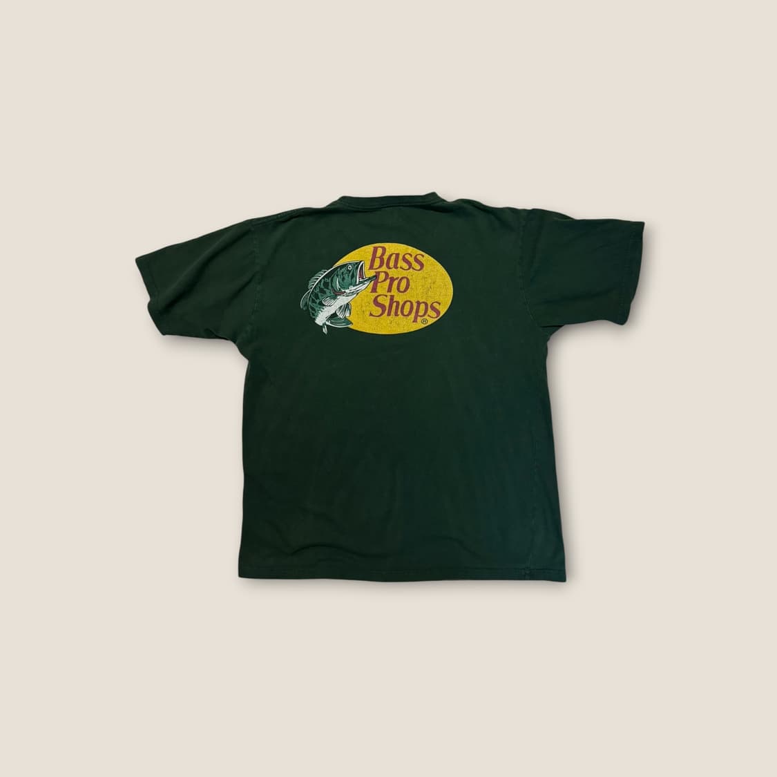 Bass Pro Shops 그린 양면 프린팅 티셔츠 M 상품이미지5