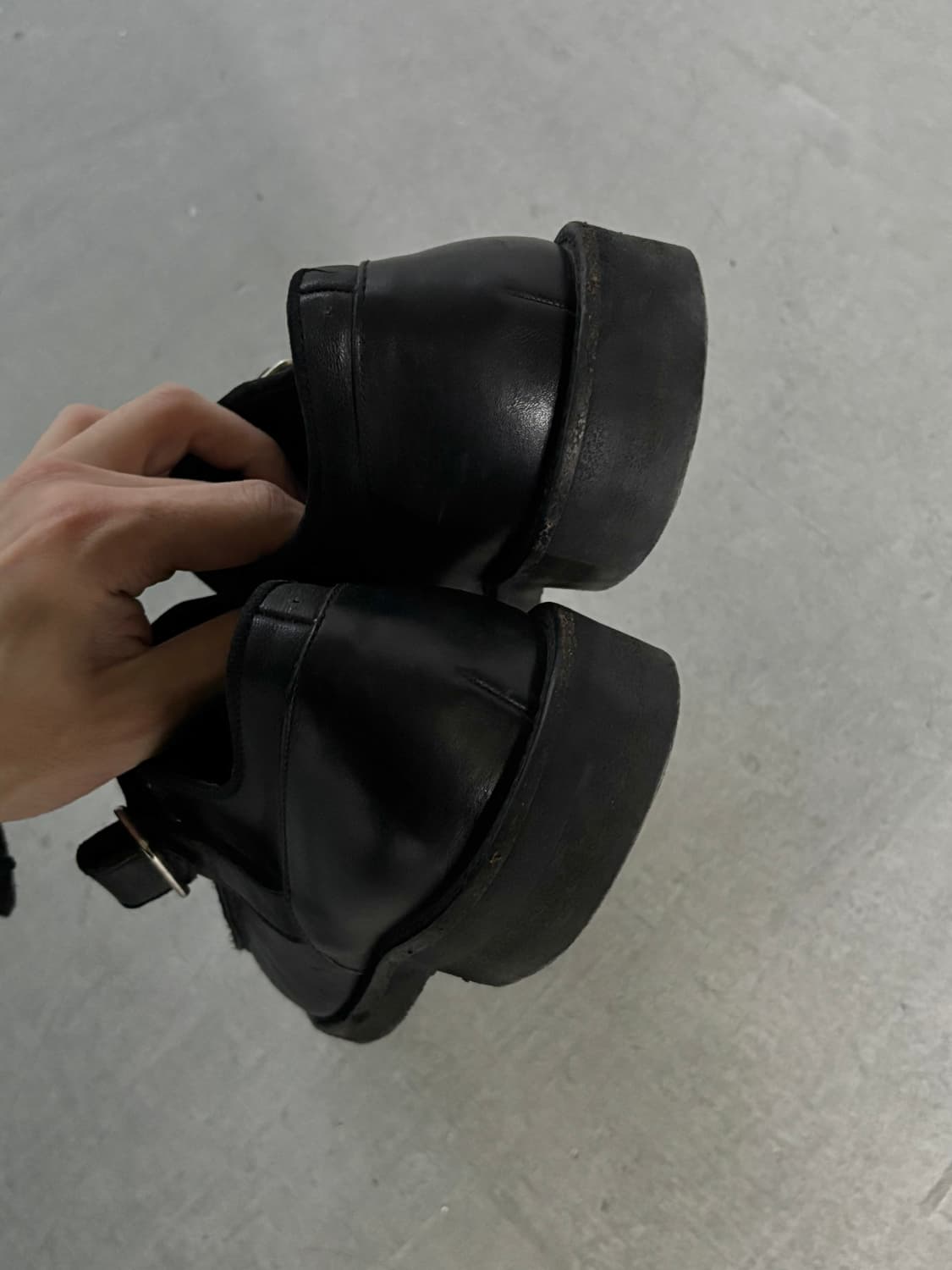 꼼데가르송 옴므 플러스 뭉크 스트랩 로퍼 상품이미지5