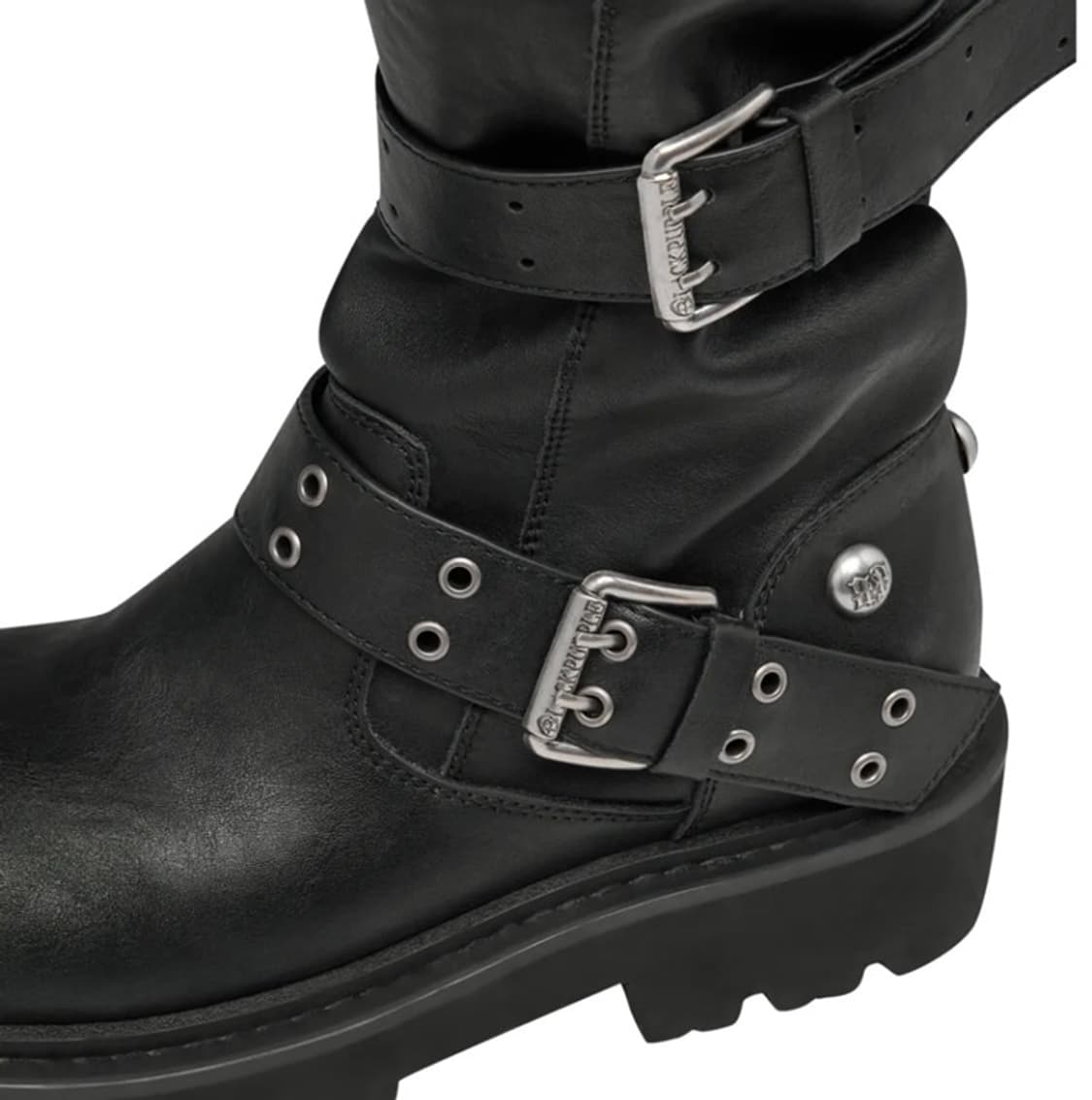 블랙퍼플 크리즈 와이드 부츠 Crease Wide Boots_Black 상품이미지6