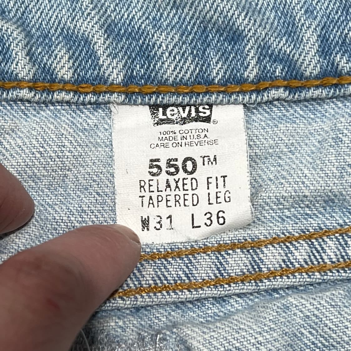 usa 리바이스 550 데님팬츠 s10163 상품이미지9