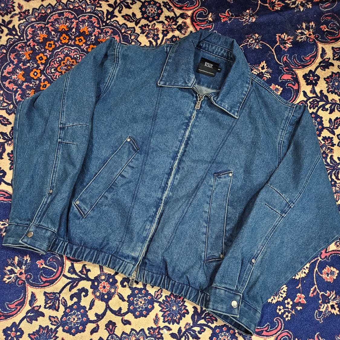 디미트리(DIMITRI) 공용 디트로이트 투웨이 집업 데님 자켓  상품이미지3