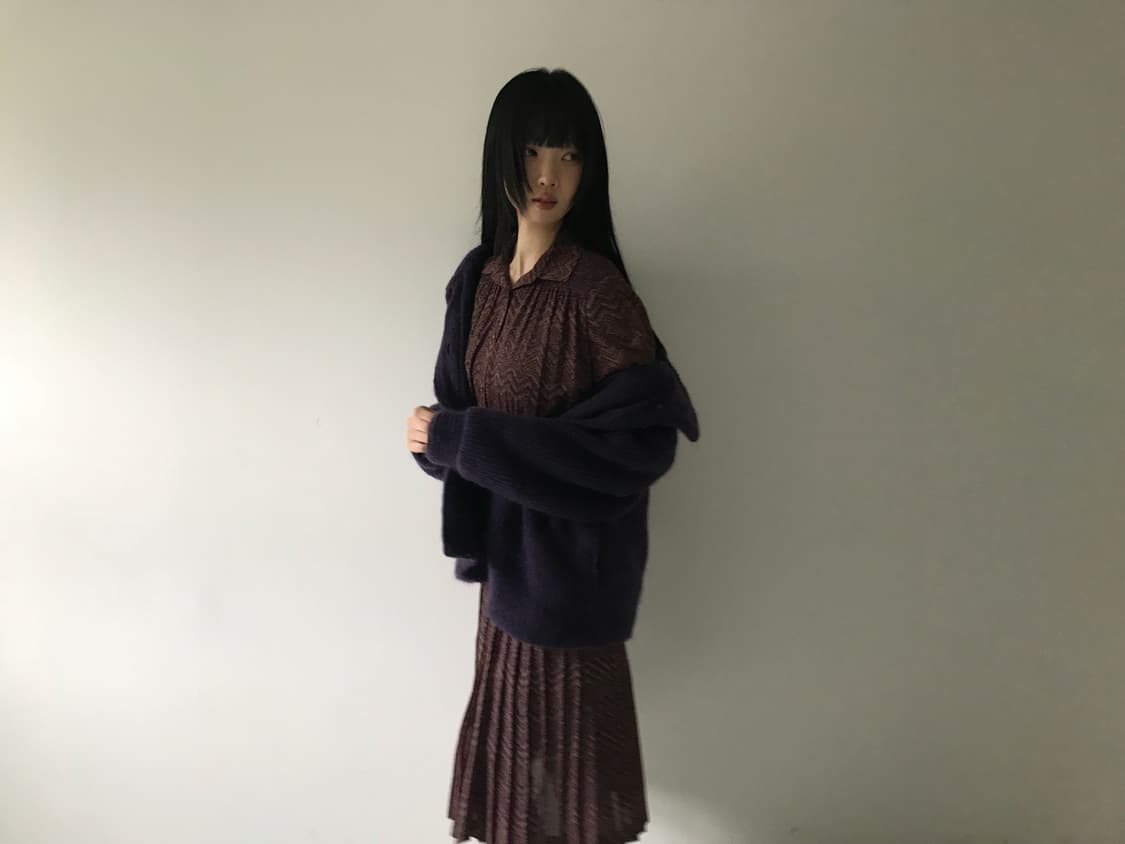 Oriental Pleats Shirts Dress 상품이미지10