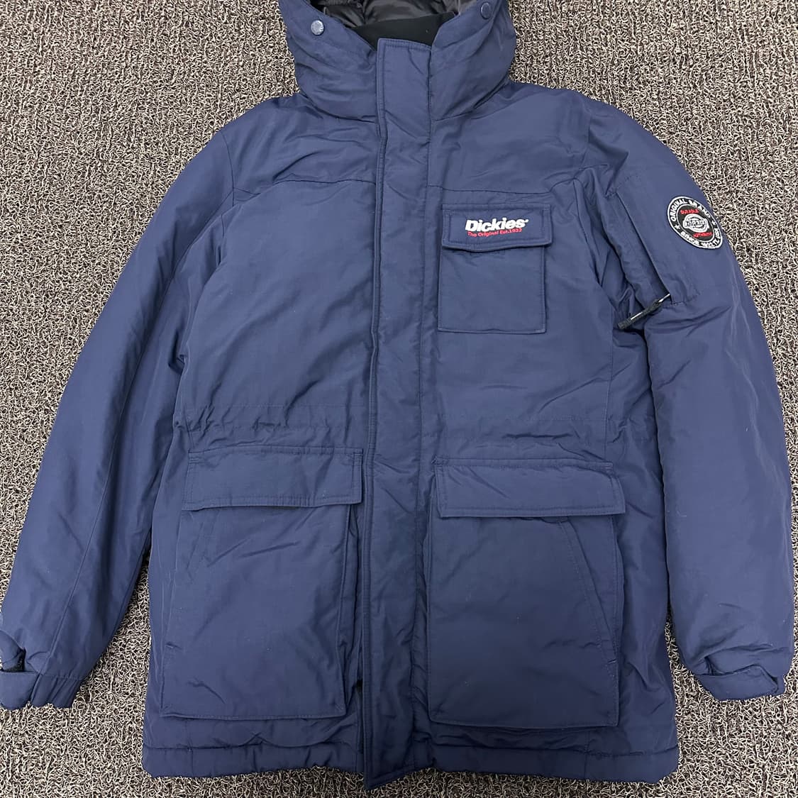 Dickies 디키즈 후드 패딩 점퍼 네이비 M 상품이미지4