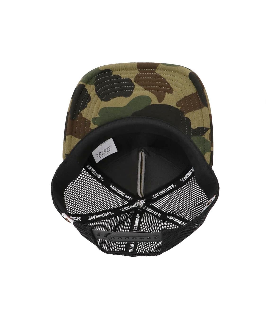 베이프 카모 그린 트러커 캡 상품이미지3