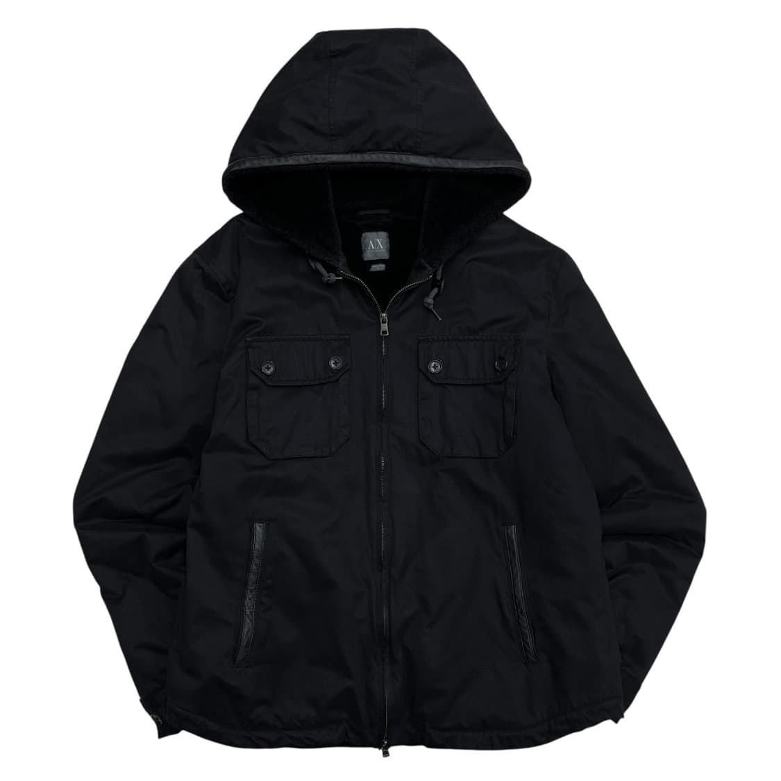 아르마니 익스체인지 포켓 블랙 후드 자켓 L 상품이미지2