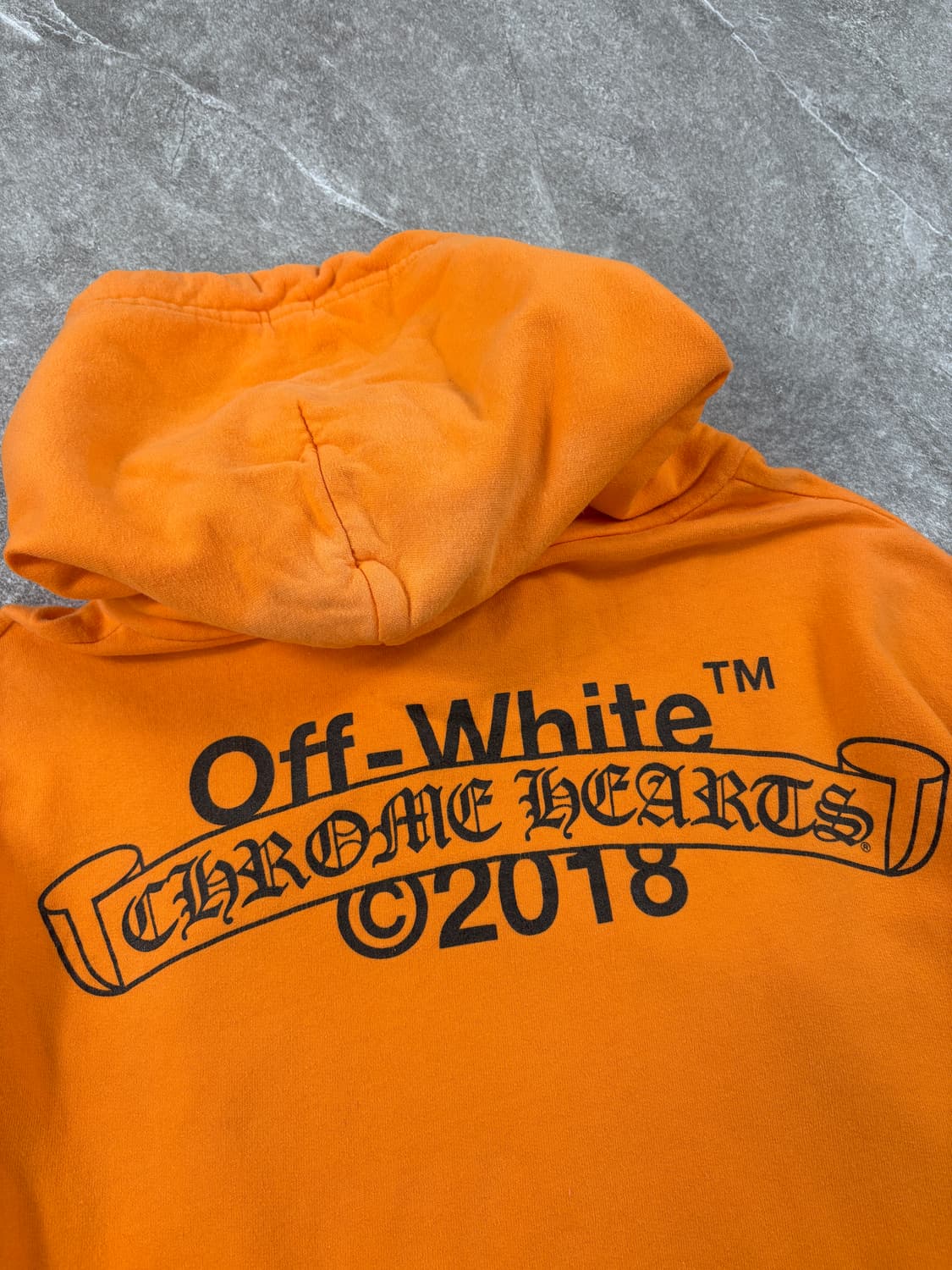 Chrome Hearts x Off white Logo Hoodie 상품이미지2