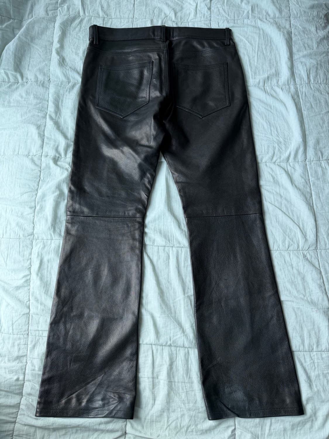 [36] ERD 앙팡 리쉬 데프리메 레더 플레어 진 블랙 erd 플레어진 상품이미지3