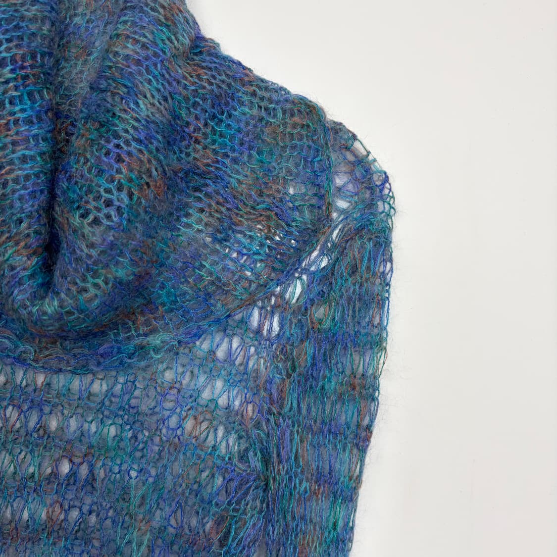 요시유키코니시 그물 메쉬 니트 티셔츠 상품이미지6