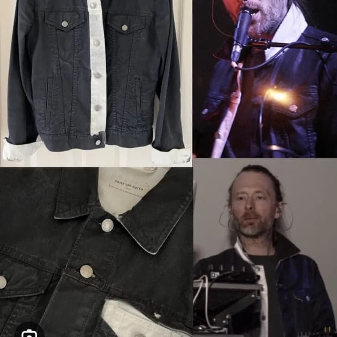 Dries Van Noten painted denim jacker 상품이미지1