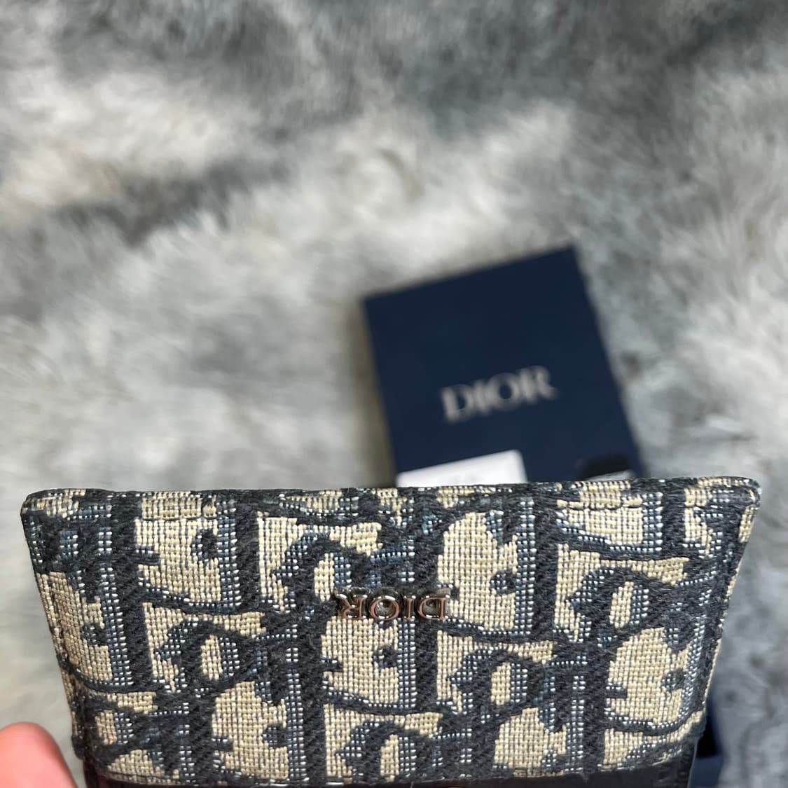 디올 오블리크 카드지갑 베이지 풀박스 상품이미지4