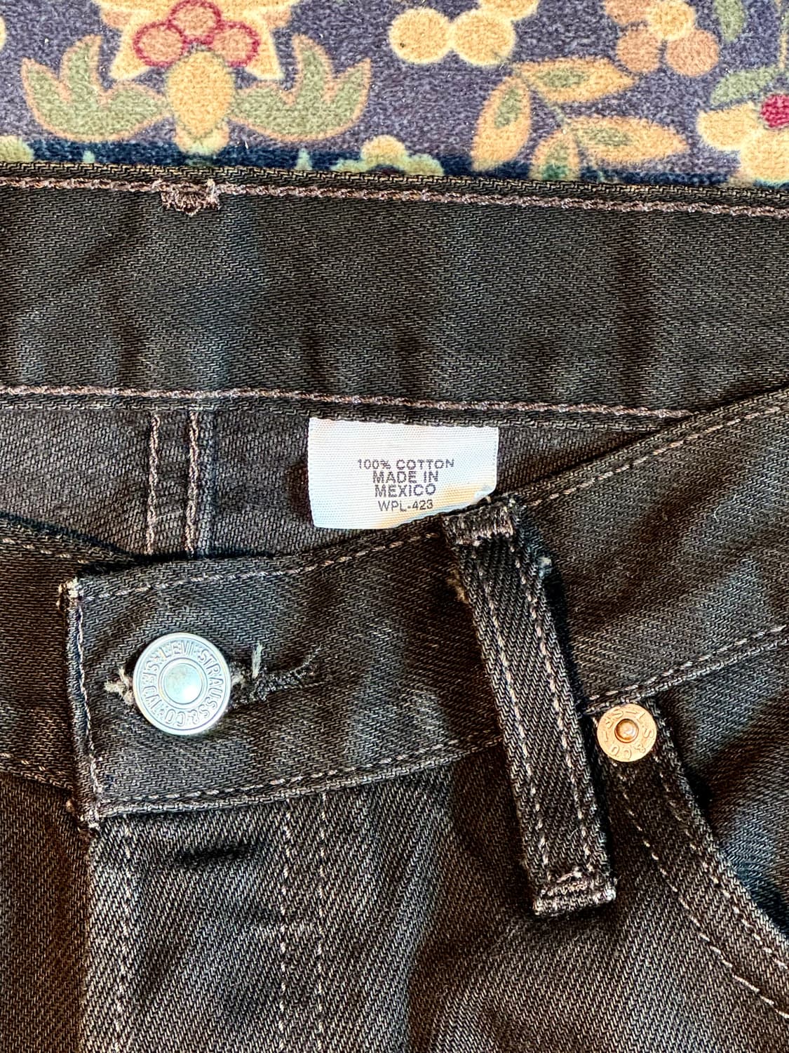 00s 리바이스 맥시코 501 블랙진 상품이미지3