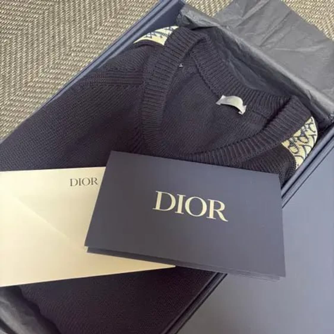 [XL] 디올 오블리크 인서트 니트 풀구성 상품이미지7